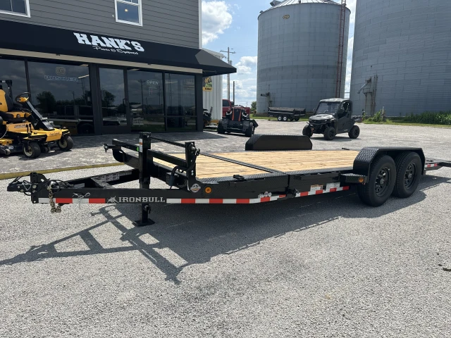 IRONBULL TLB14 20ft 14,000lb GVWR Tandem Axle Low-Pro Tilt Trailer