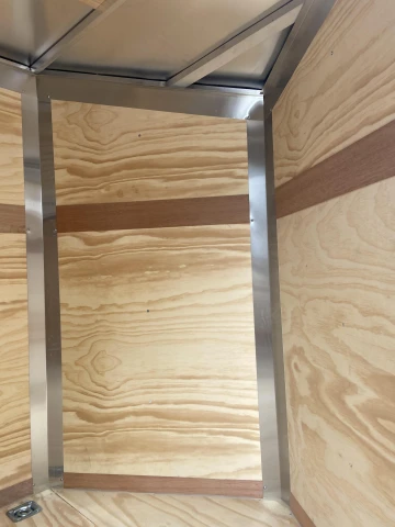 United 6x12 Aluminum Enclosed Trailer SA-3000#