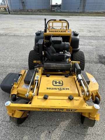 USED HUSTLER SUPER SF 60" ZERO TURN STAND ON LAWN MOWER