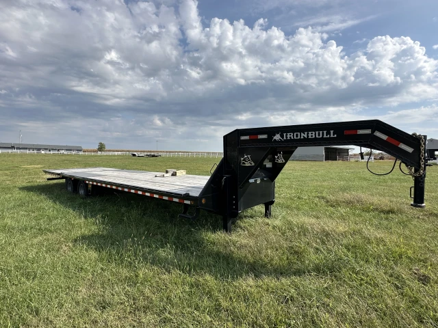 Iron Bull 34' Deck Over with Hydraulic Dovetail TA-12000#