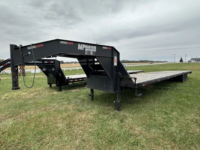 2024 MP CUSTOM GOOSENECK FLATBED 40' EQUIPMENT TRAILER ctz