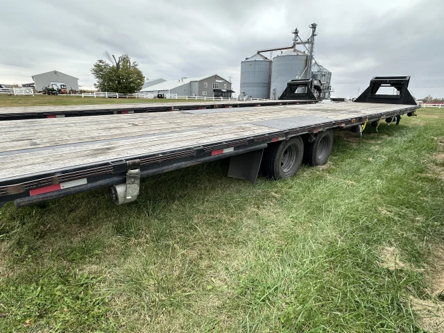2024 MP CUSTOM GOOSENECK FLATBED 40' EQUIPMENT TRAILER ctz