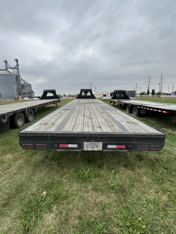 2024 MP CUSTOM GOOSENECK FLATBED 40' EQUIPMENT TRAILER ctz