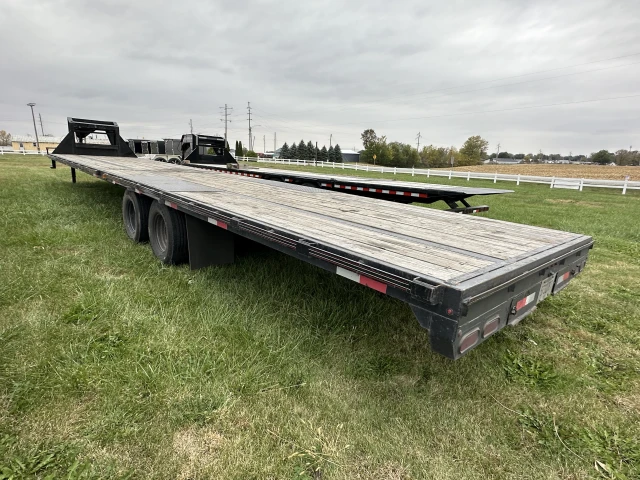 2024 MP CUSTOM GOOSENECK FLATBED 40' EQUIPMENT TRAILER ctz