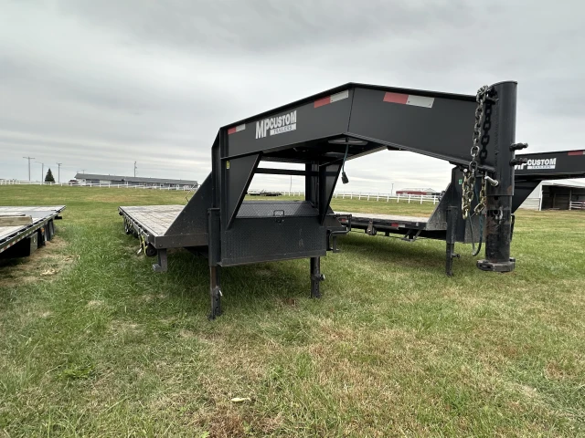 2024 MP CUSTOM GOOSENECK FLATBED 40' EQUIPMENT TRAILER ctz