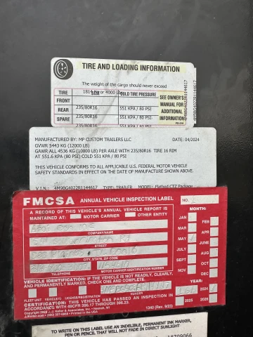 2024 MP CUSTOM GOOSENECK FLATBED 40' EQUIPMENT TRAILER ctz