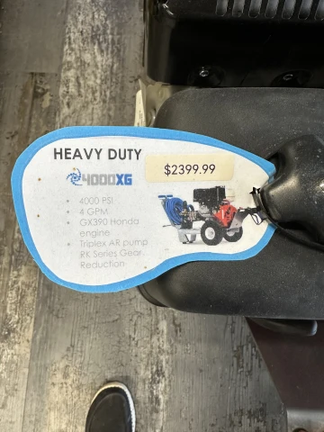 VORTEXX 4000XG 4000 PSI PRESSURE WASHER | 4GPM | Gear Drive