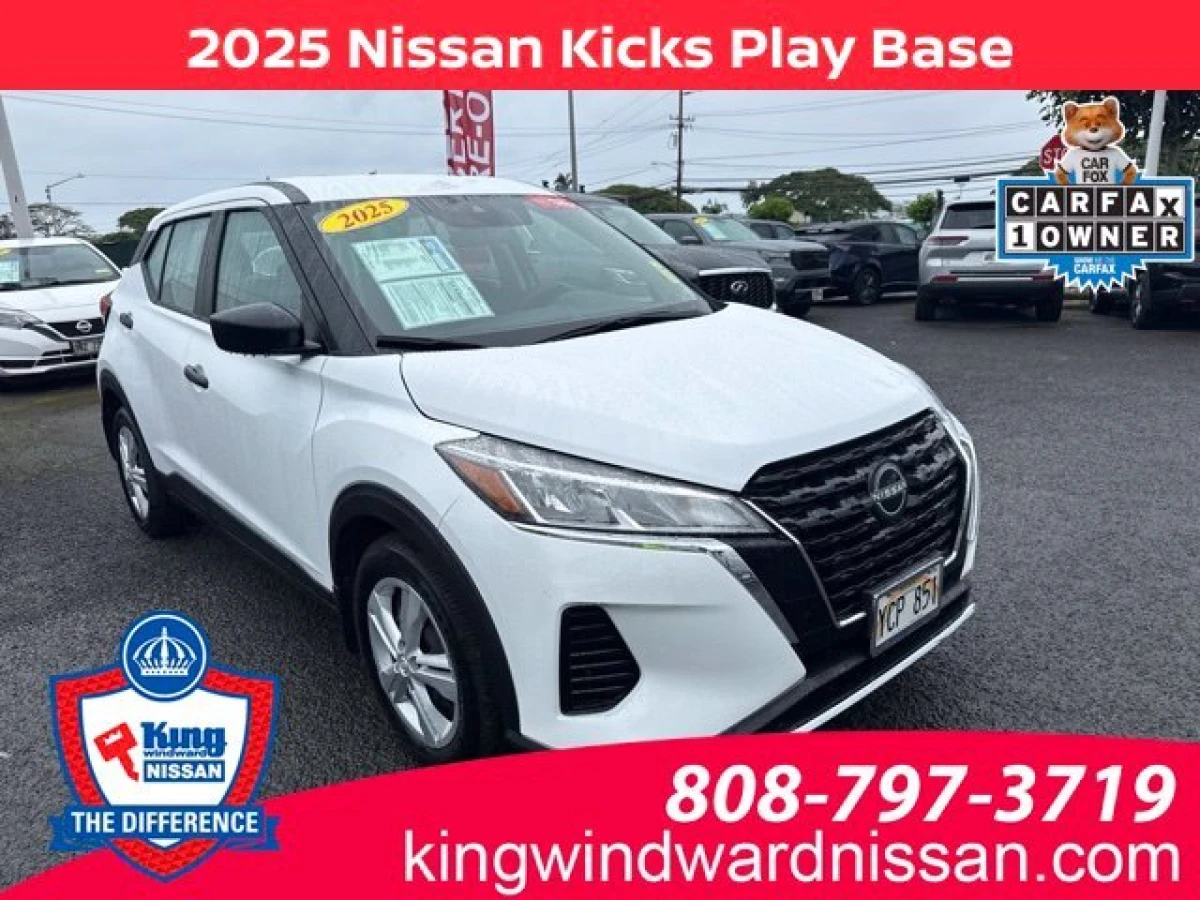Certified Pre-Owned 2025 Nissan Kicks Play S