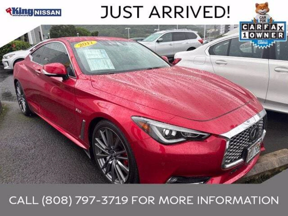 Used 2017 INFINITI Q60 3.0t Red Sport 400