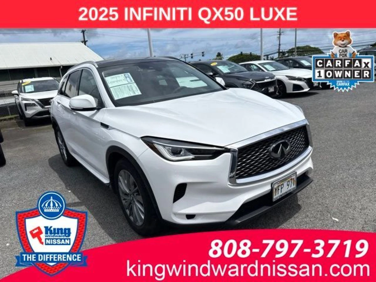 Used 2025 INFINITI QX50 LUXE