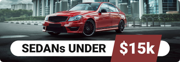 sedans under 15k