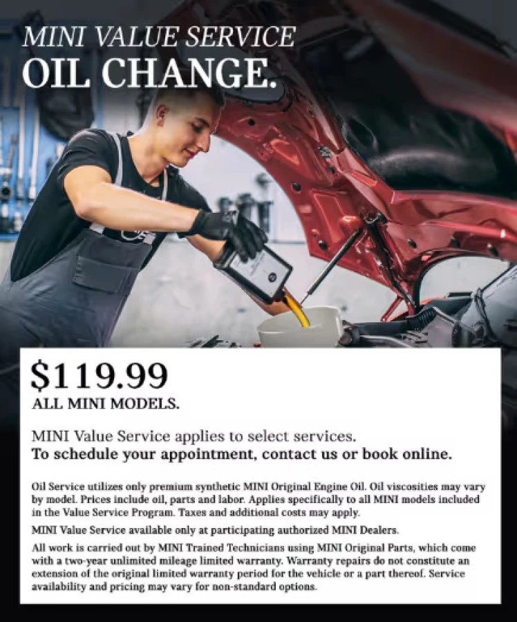 MINI Value Service Oil Change