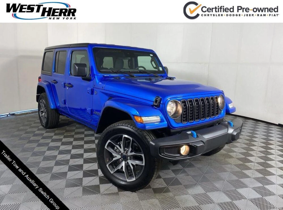 Certified Pre-Owned 2024 Jeep Wrangler Sport S 4xe